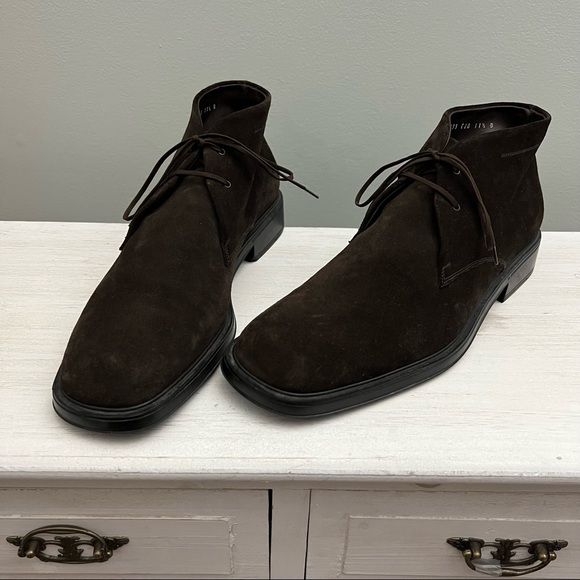 Salvatore Ferragamo Other - Salvatore Ferragamo Suede Leather Chukka boot Studio Ankle Boot Size 11.5 D